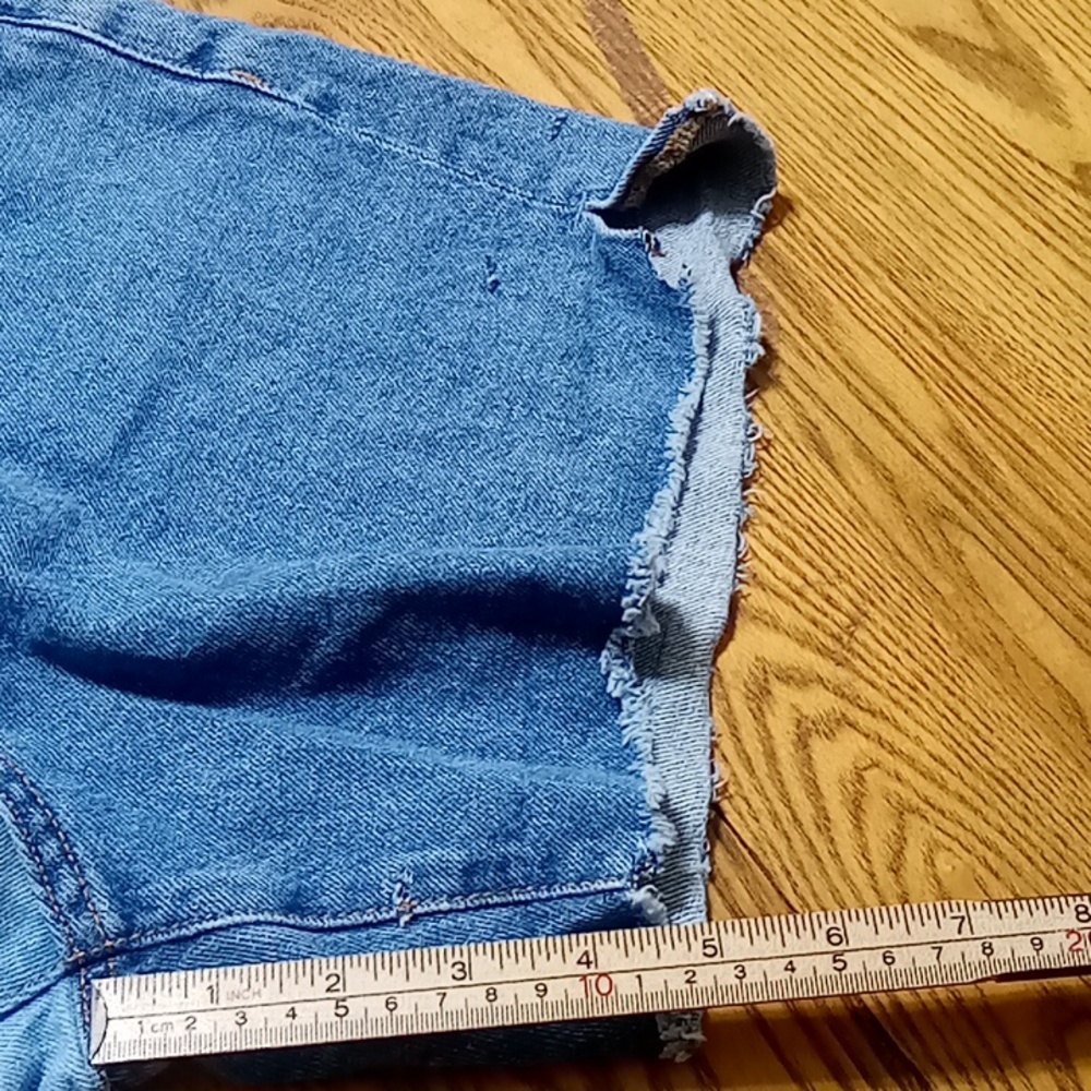 Aeropostale Jean Shorts Women 000 MOM SHORTS Denim Preowned Used Summer Spring - Picture 2 of 7